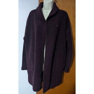 Lululemon Sincerely Sherpa Wrap Cardigan Jacket Plum Women's Size Small Purple